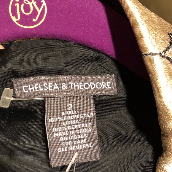 Black and golden blazer, size 2 - Picture 2 of 2